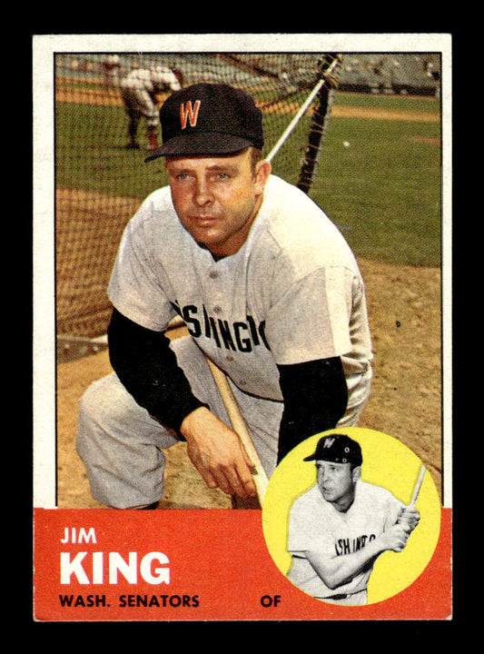 1963 Topps #176 Jim King Near Mint or Better HOF-10002839