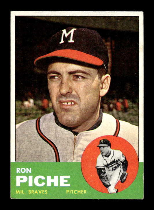 1963 Topps #179 Ron Piche Near Mint or Better HOF-10002842