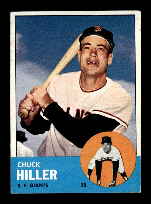 1963 Topps #185 Chuck Hiller Near Mint or Better HOF-10002846