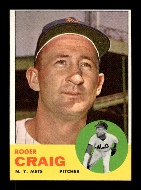 1963 Topps #197 Roger Craig Near Mint or Better HOF-10002857
