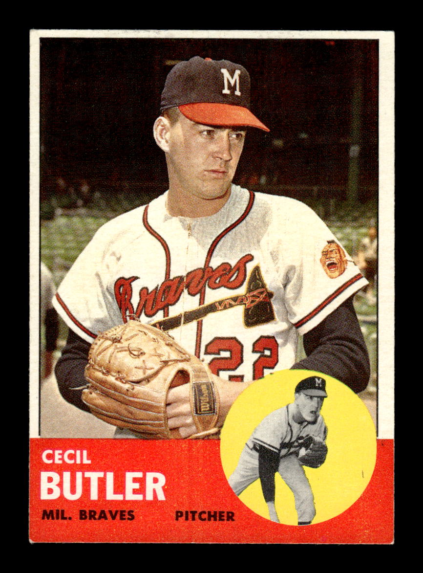 1963 Topps #201 Cecil Butler Excellent HOF-10002993