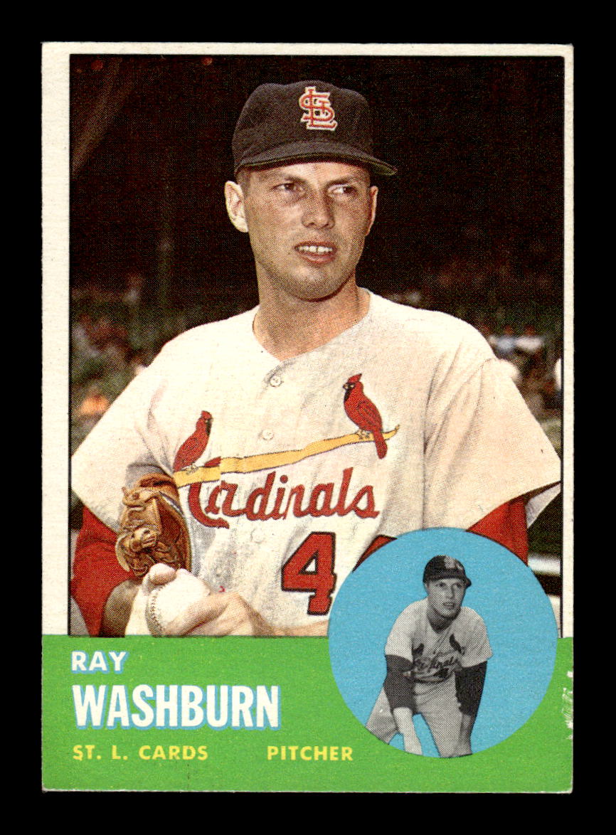 1963 Topps #206 Ray Washburn Excellent HOF-10002997