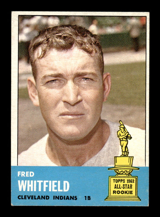 1963 Topps #211 Fred Whitfield Excellent HOF-10003001