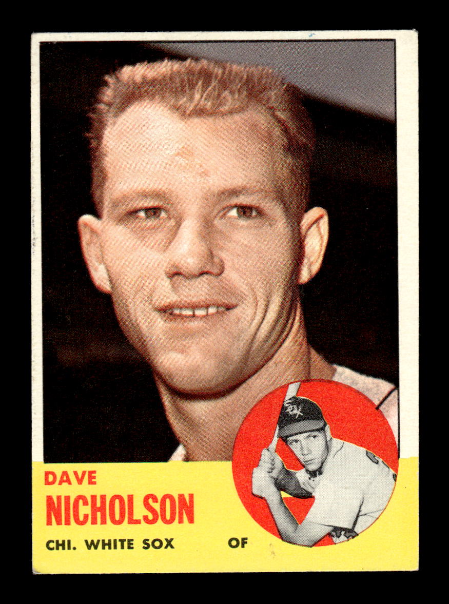 1963 Topps #234 Dave Nicholson Excellent HOF-10003021