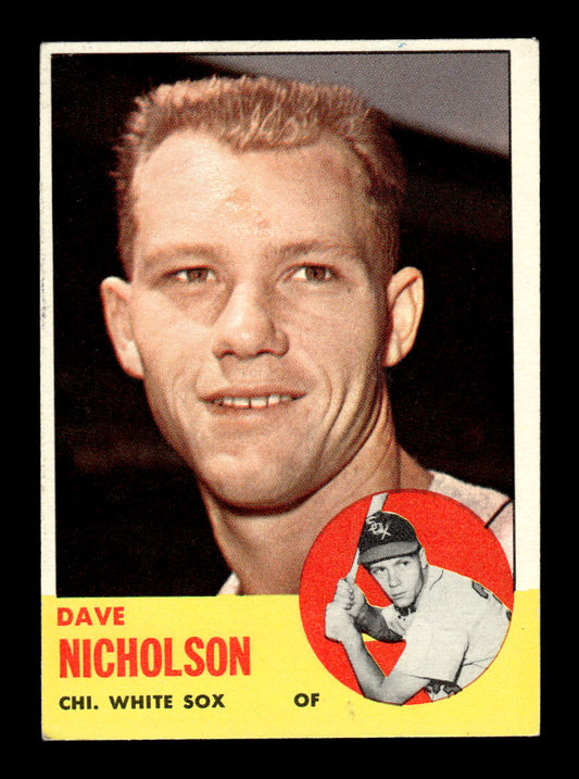 1963 Topps #234 Dave Nicholson Excellent HOF-10003021