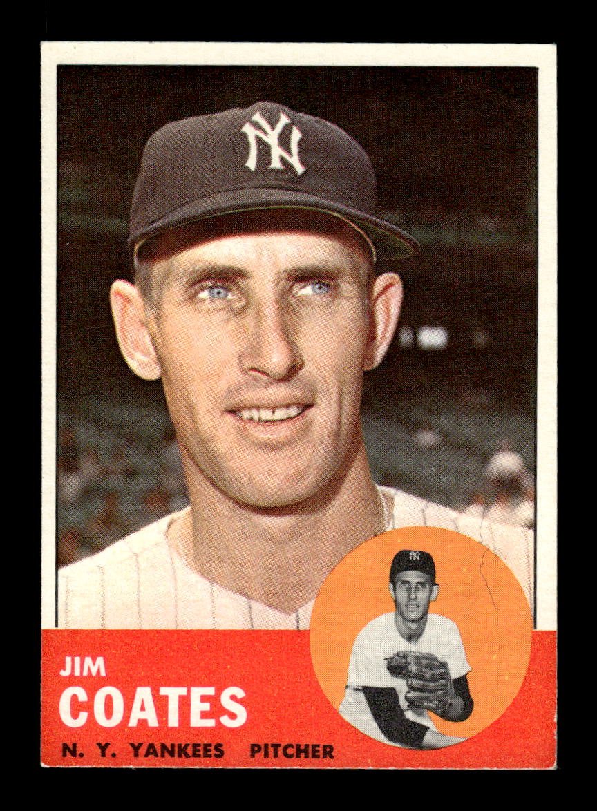 1963 Topps #237 Jim Coates Excellent HOF-10003024
