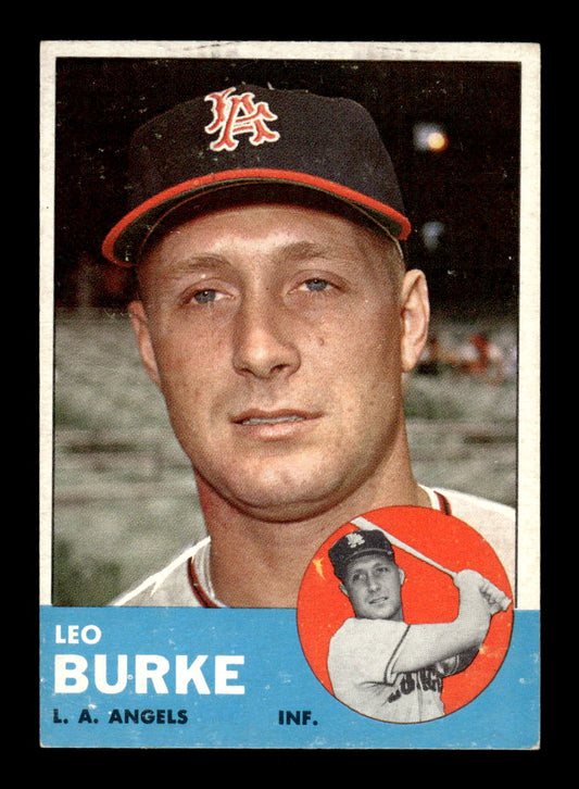 1963 Topps #249 Leo Burke Excellent HOF-10003032