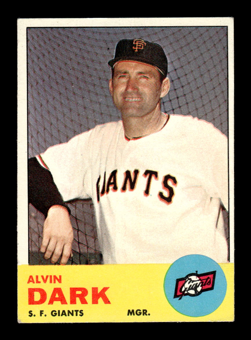 1963 Topps #258 Alvin Dark Excellent HOF-10003039