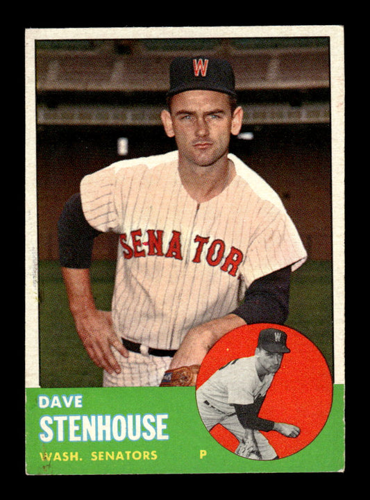 1963 Topps #263 Dave Stenhouse Excellent HOF-10003044