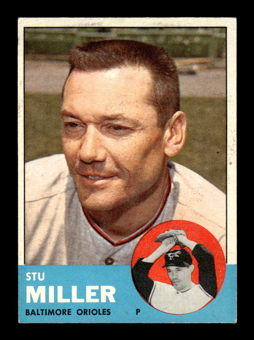 1963 Topps #286 Stu Miller Excellent HOF-10003065