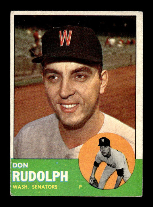 1963 Topps #291 Don Rudolph Excellent HOF-10003070