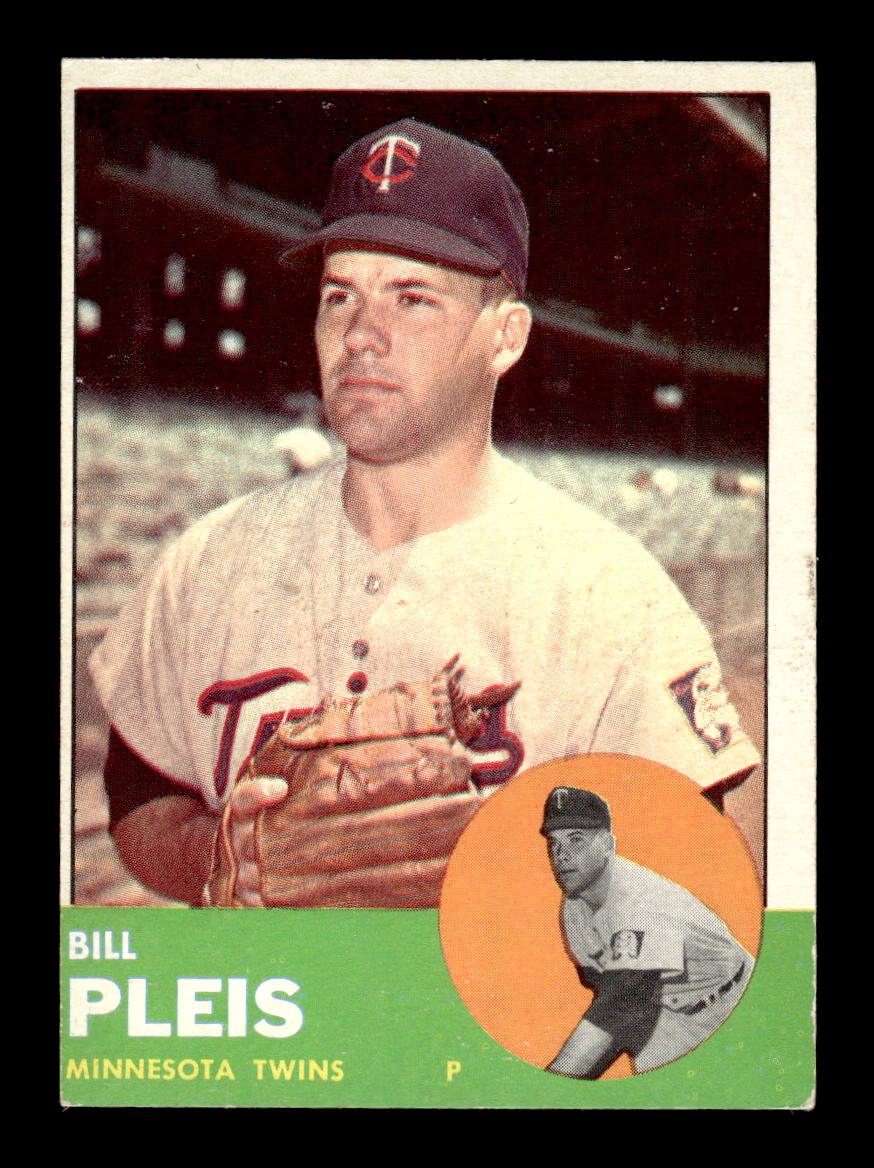 1963 Topps #293 Bill Pleis Excellent HOF-10003071
