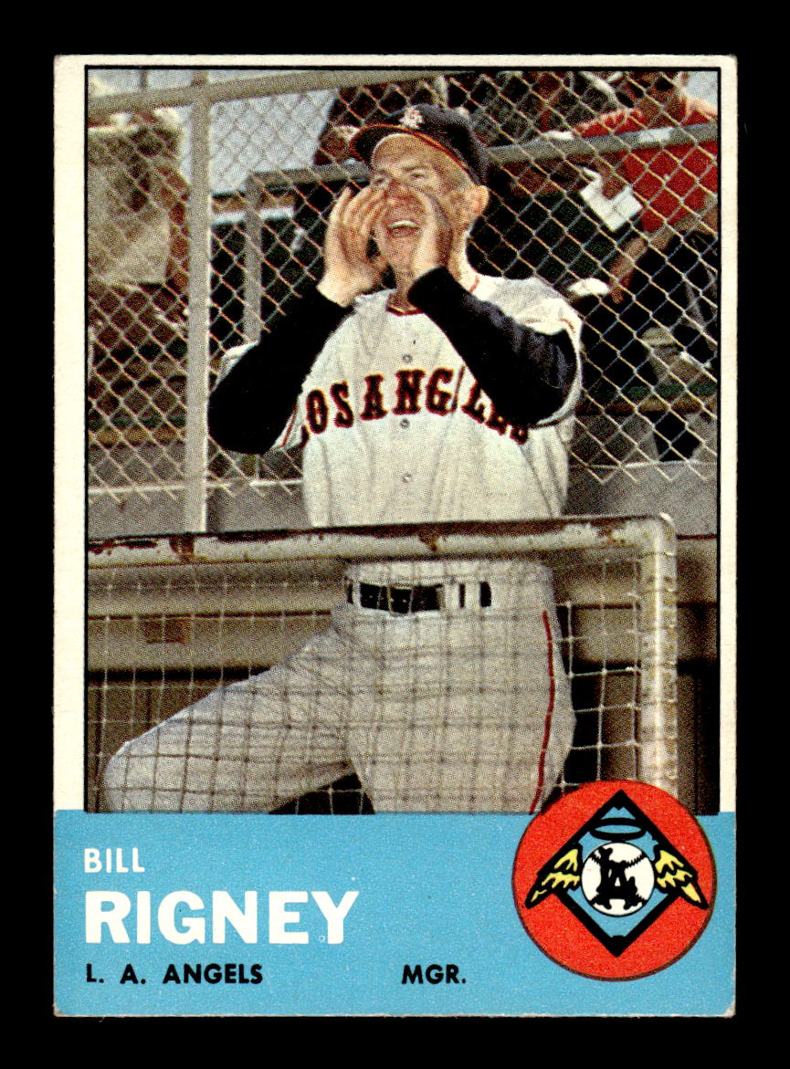 1963 Topps #294 Bill Rigney Excellent HOF-10003072