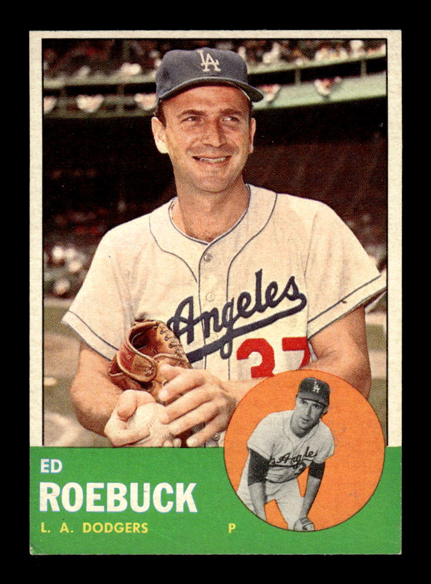 1963 Topps #295 Ed Roebuck Excellent HOF-10003073