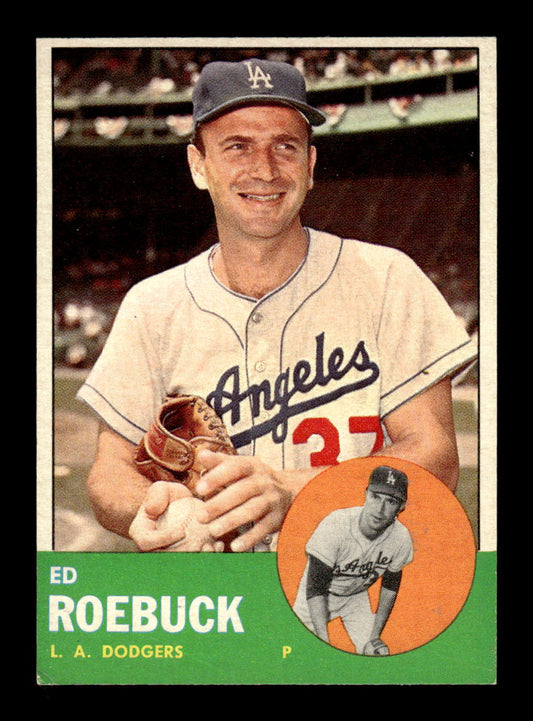 1963 Topps #295 Ed Roebuck Excellent HOF-10003073