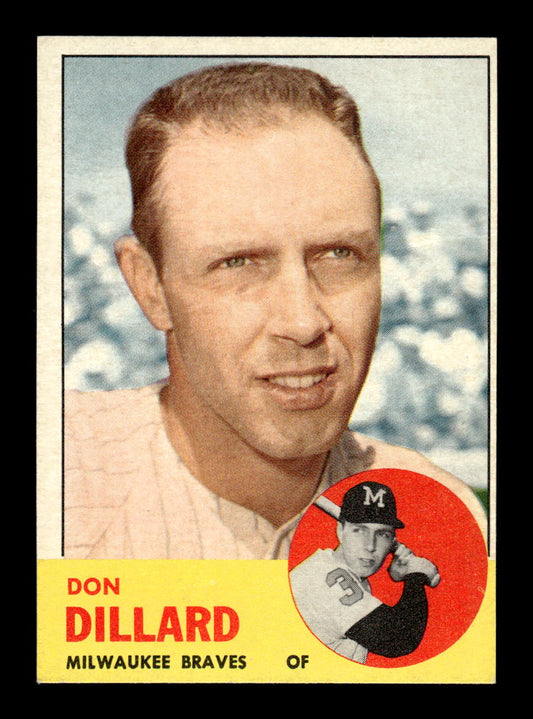 1963 Topps #298 Don Dillard Excellent HOF-10003076