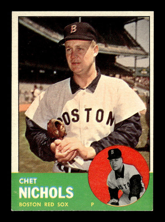 1963 Topps #307 Chet Nichols Excellent HOF-10003082