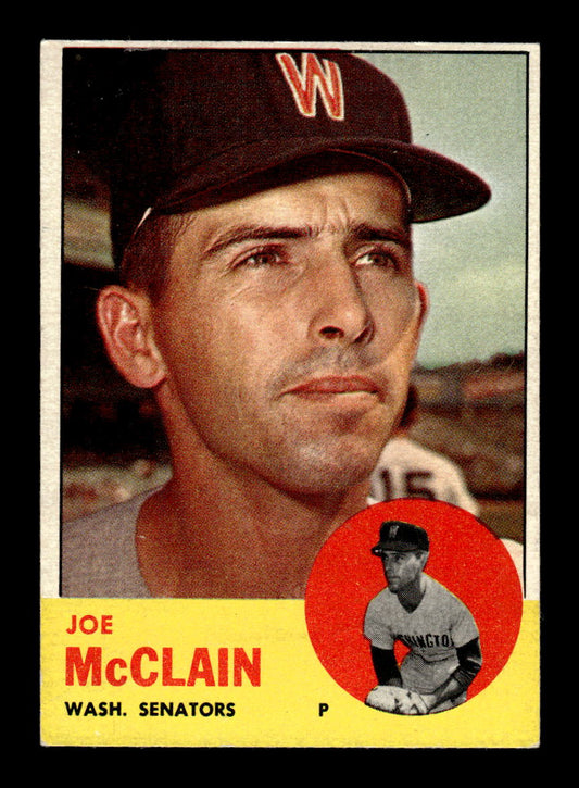 1963 Topps #311 Joe McClain Excellent HOF-10003086