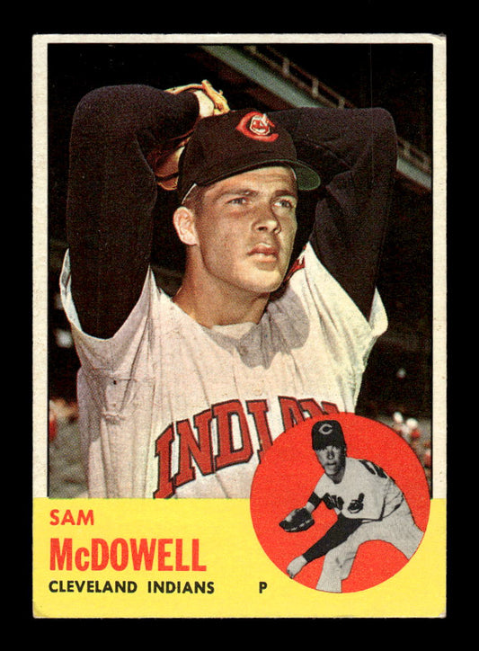 1963 Topps #317 Sam McDowell Excellent HOF-10003091