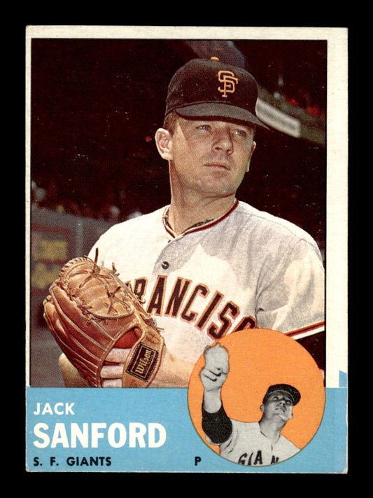 1963 Topps #325 Jack Sanford Excellent HOF-10003096