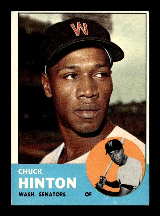1963 Topps #330 Chuck Hinton Excellent HOF-10003101