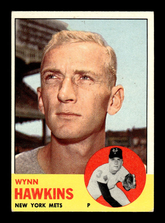 1963 Topps #334 Wynn Hawkins Excellent HOF-10003105