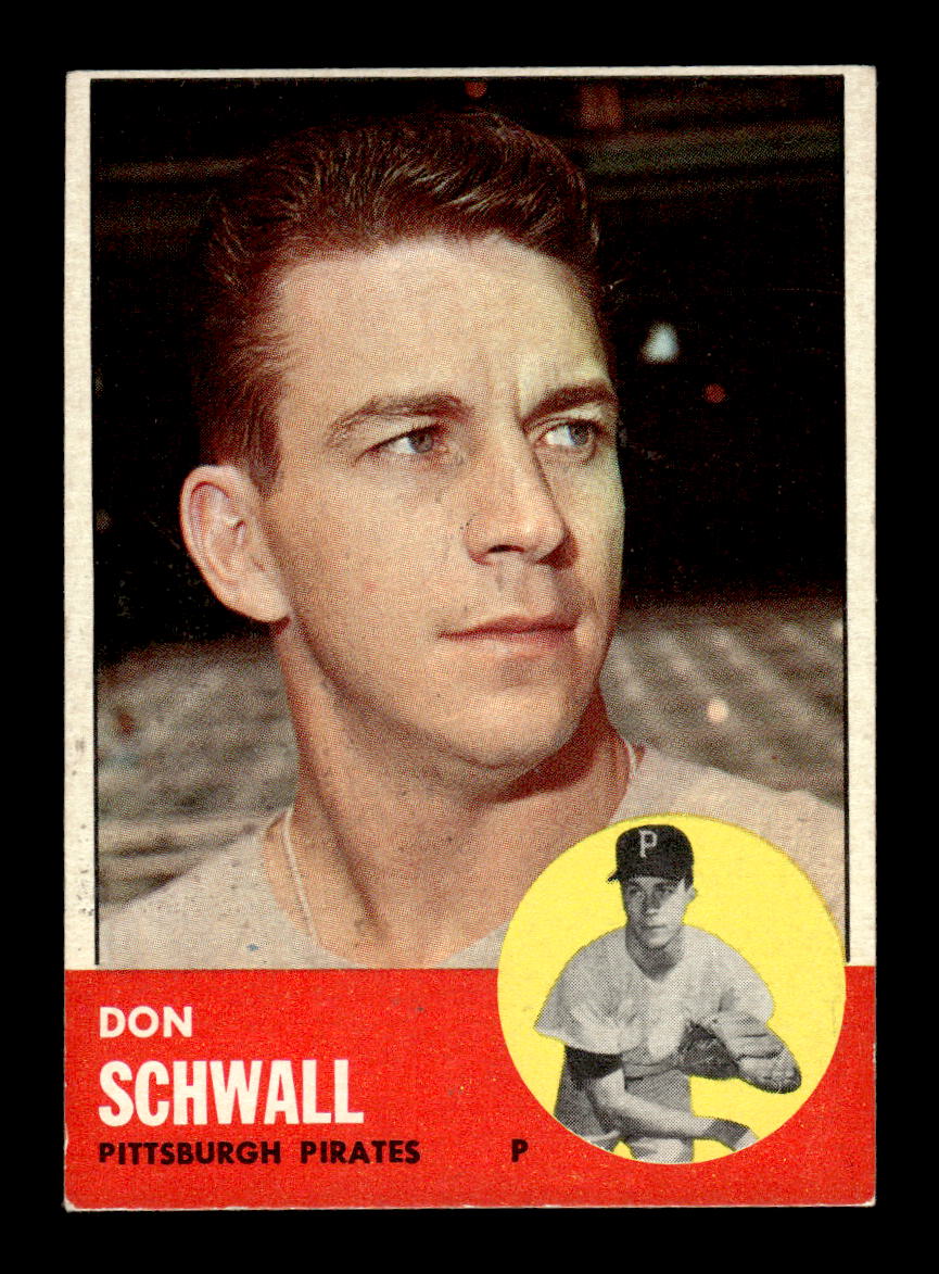 1963 Topps #344 Don Schwall Excellent HOF-10003113