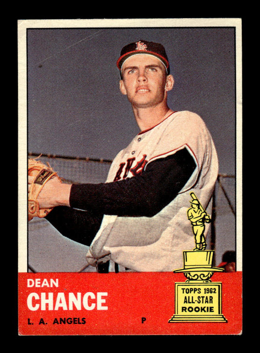 1963 Topps #355 Dean Chance Excellent HOF-10003121