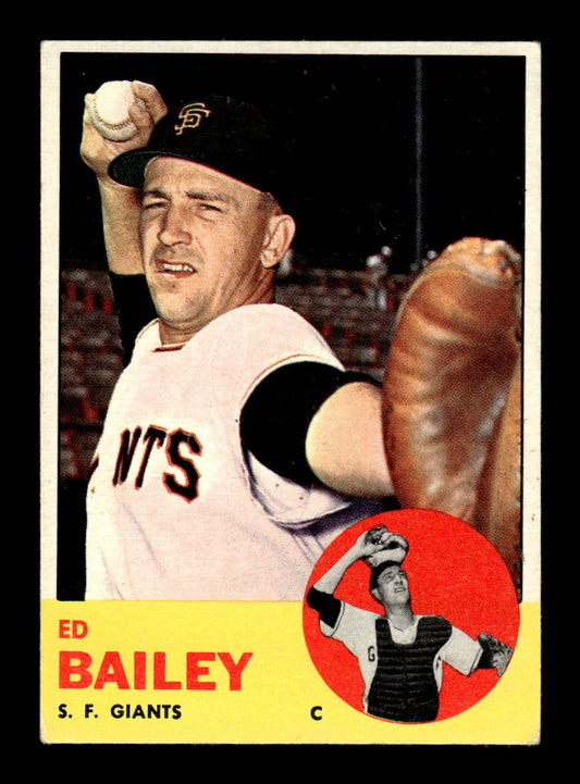 1963 Topps #368 Ed Bailey Excellent HOF-10003129