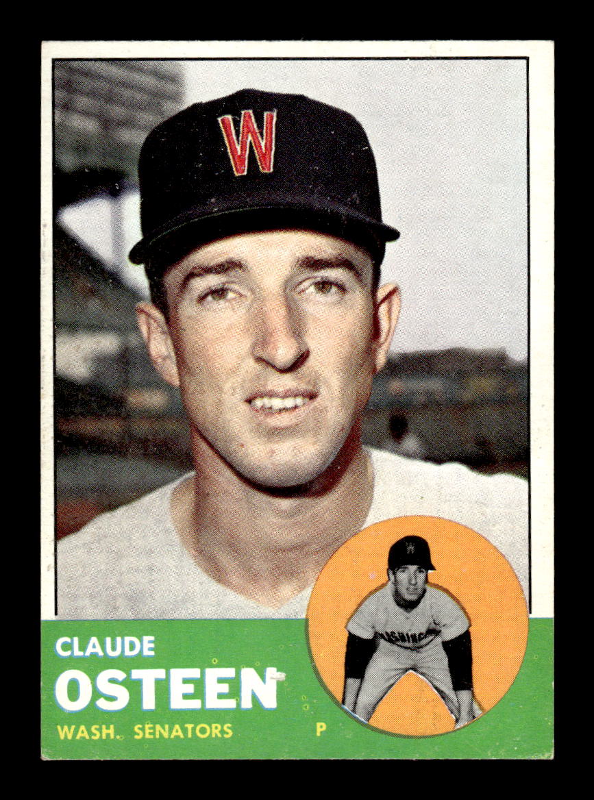 1963 Topps #374 Claude Osteen Excellent HOF-10003135
