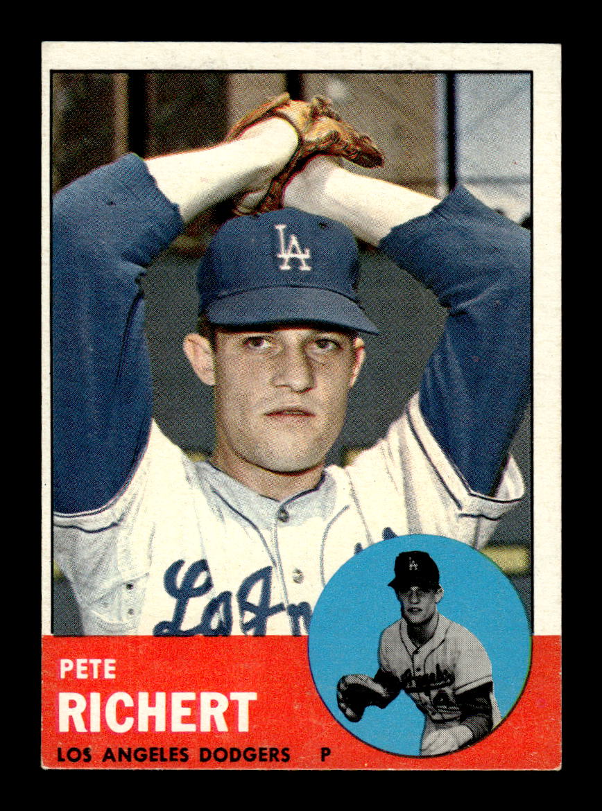 1963 Topps #383 Pete Richert Excellent HOF-10003141