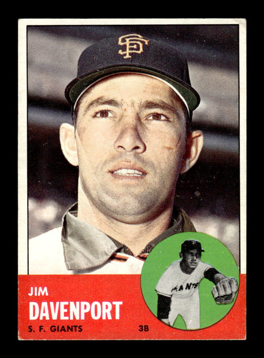 1963 Topps #388 Jim Davenport Excellent HOF-10003145