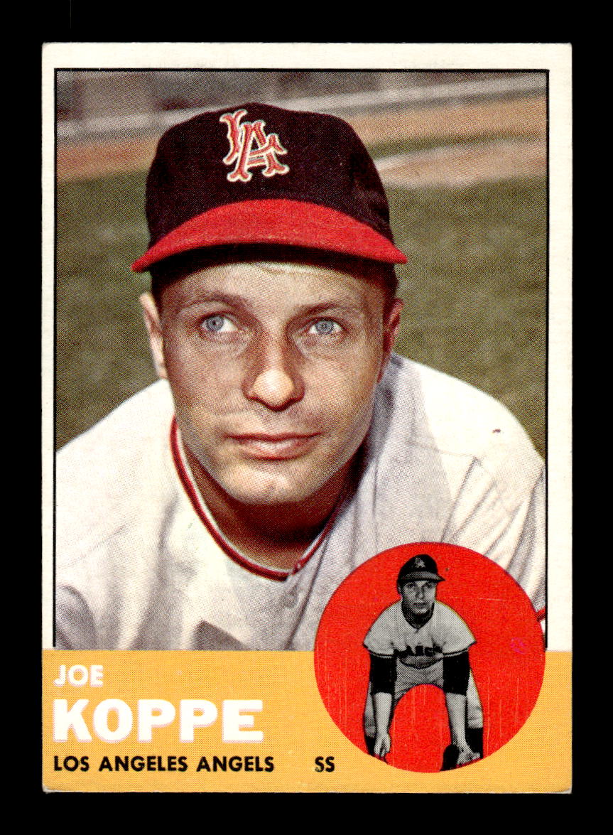 1963 Topps #396 Joe Koppe Excellent HOF-10003150
