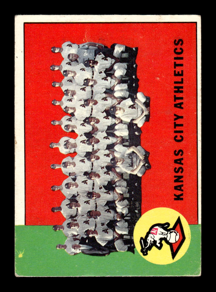 1963 Topps #397 Kansas City Athletics Excellent HOF-10003151