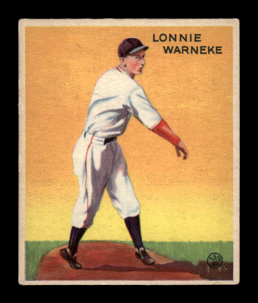 1933 Goudey (R319) #203 Lonnie Warneke VG light wrinkle HOF-10003156