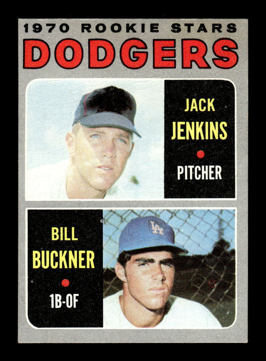 1970 Topps #286 Dodgers Rookie Stars Jack Jenkins / Bill Buckner VG HOF-10003169