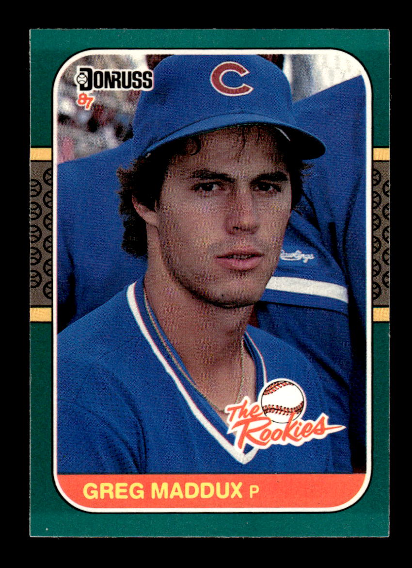1987 Donruss The Rookies #52 Greg Maddux Near Mint or Better HOF-10003195