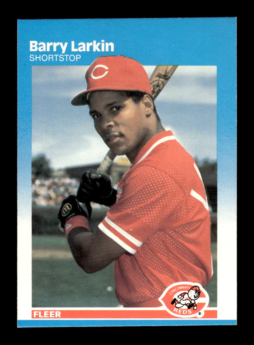 1987 Fleer #204 Barry Larkin Near Mint or Better HOF-10003203