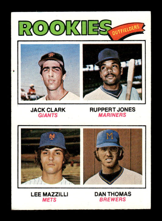 1977 Topps #488 1977 Rookie Outfielders Clark EX HOF-10003211