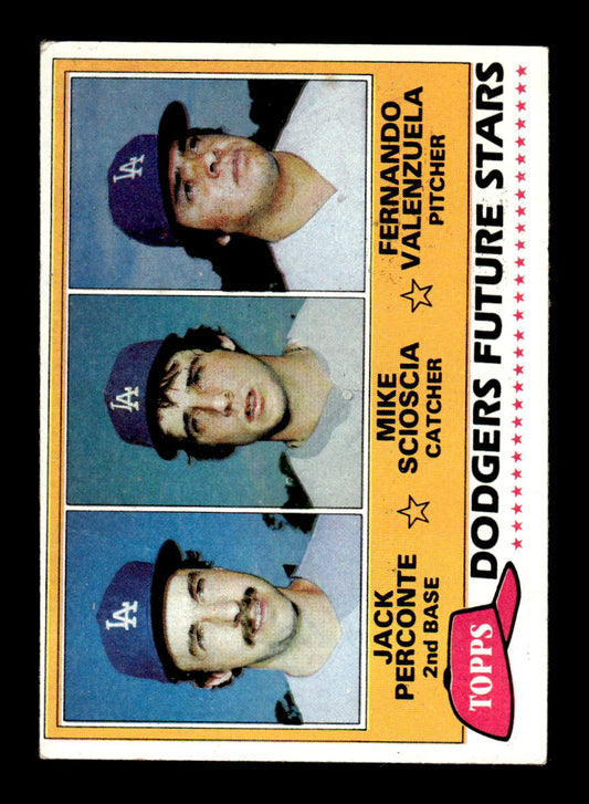 1981 Topps #302 Fernando Valenzuela RC EX HOF-10003219