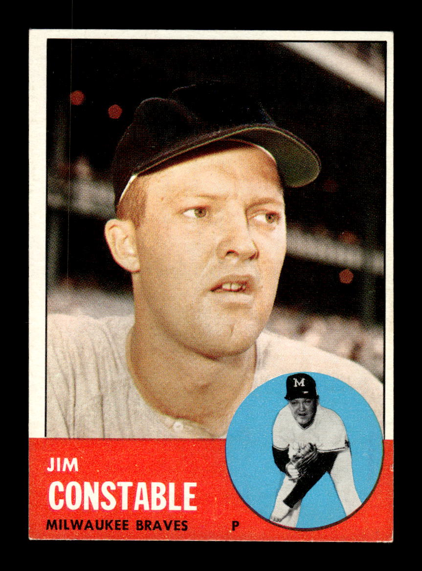 1963 Topps #411 Jim Constable Excellent HOF-10003240