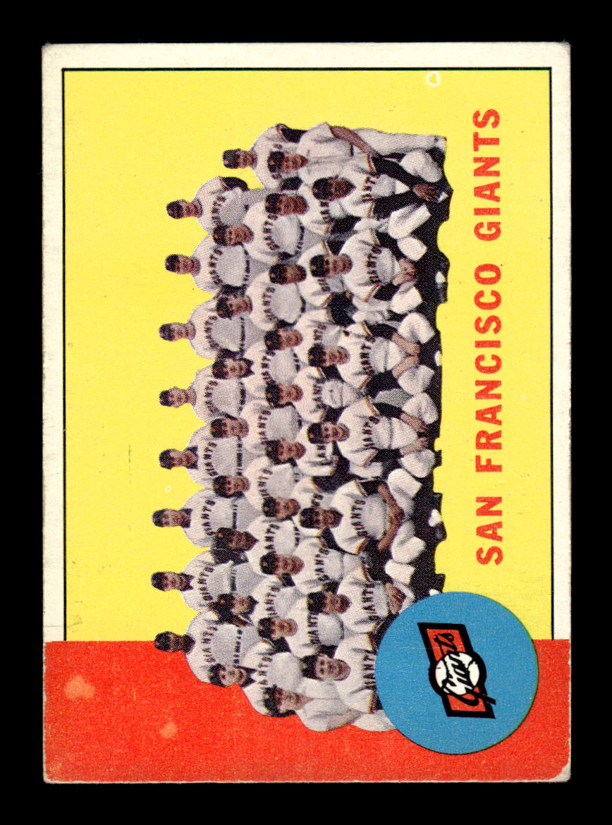 1963 Topps #417 San Francisco Giants Excellent HOF-10003244