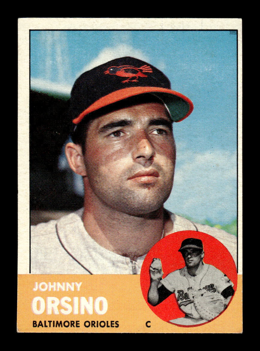 1963 Topps #418 Johnny Orsino Excellent HOF-10003245