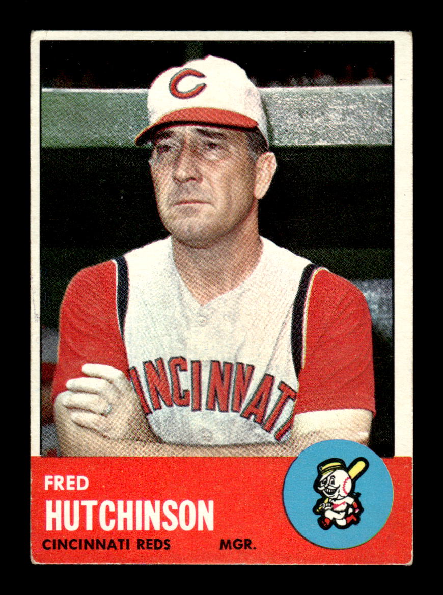 1963 Topps #422 Fred Hutchinson Excellent HOF-10003248