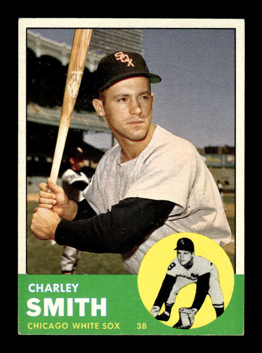 1963 Topps #424 Charley Smith Excellent HOF-10003250