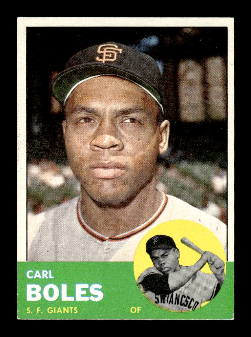 1963 Topps #428 Carl Boles Excellent HOF-10003252