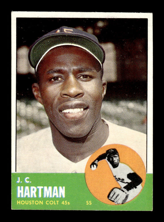 1963 Topps #442 J.C. Hartman Excellent HOF-10003265