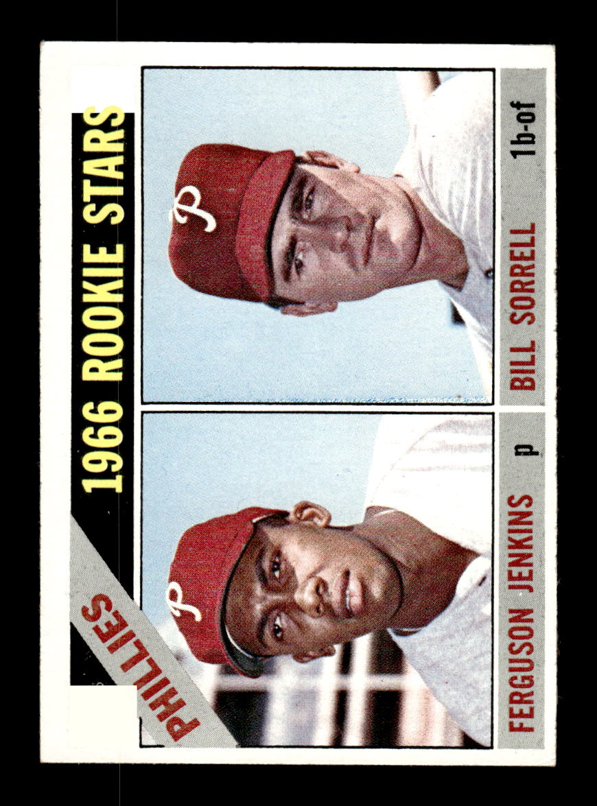 1966 Topps #254 Ferguson Jenkins / Bill Sorrell RC Ex HOF-10003270