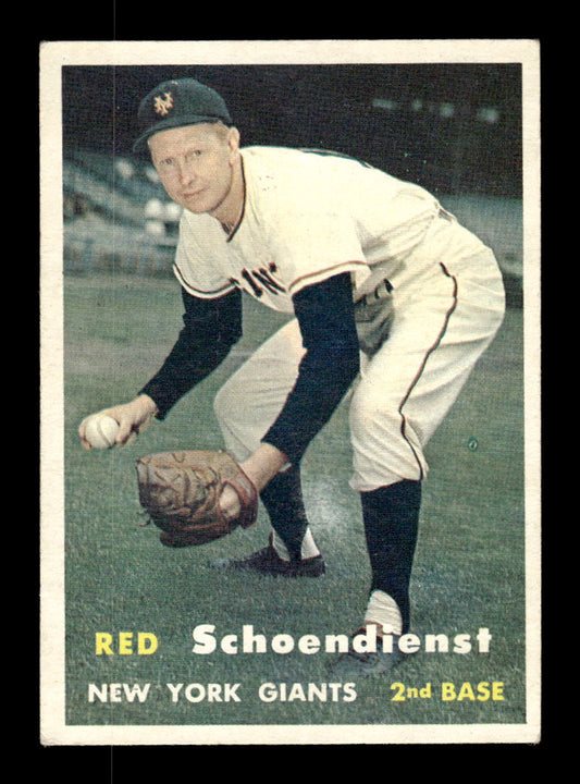 1957 Topps #154 Red Schoendienst Excellent HOF-10003271