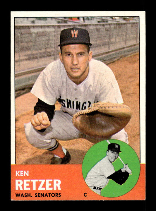 1963 Topps #471 Ken Retzer Semi High Excellent HOF-10003291